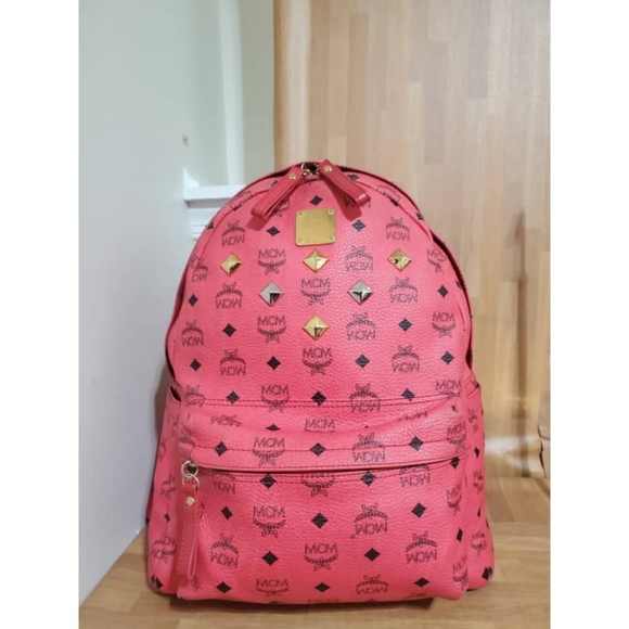 MCM Other - Authentic MCM Visetos Sprinkle Stud Large Backpack